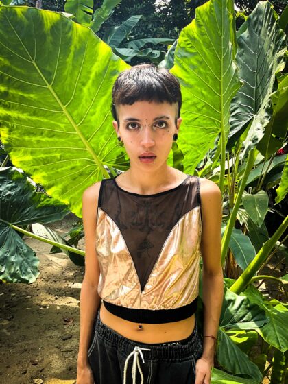 summer top// golden rose