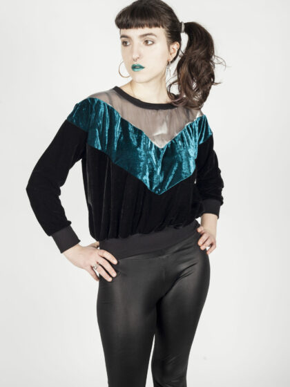 velour blouse