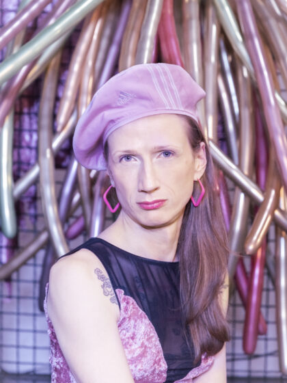 Re-Adidas Beret // powdered pink