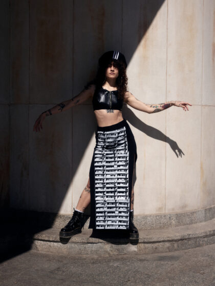 black block skirt