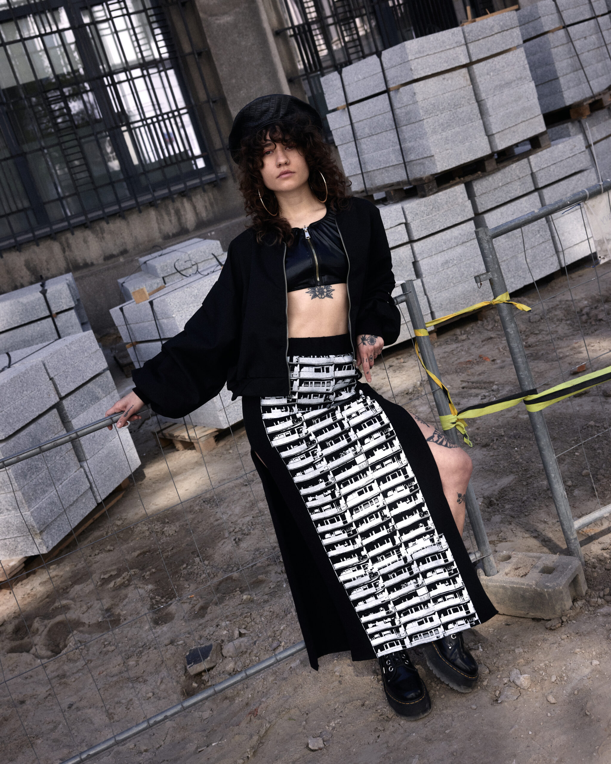 black block bomber jacket - Image 3